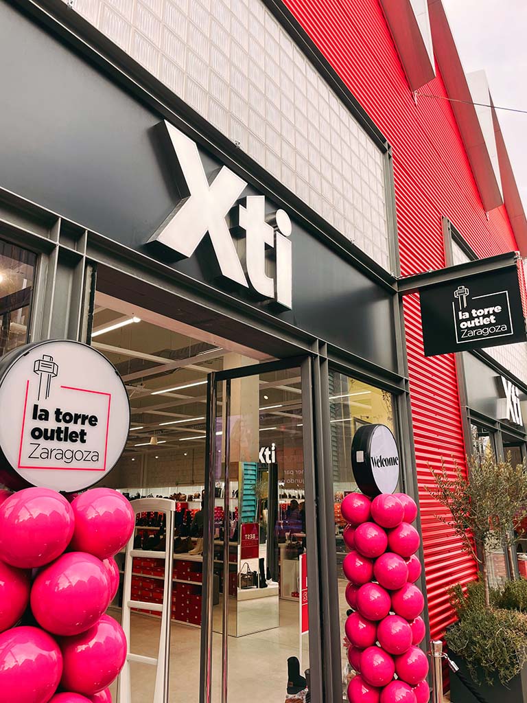 La primera tienda monomarca outlet de Xti en Zaragoza aterriza en La Torre Outlet