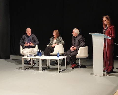 De izquierda a derecha: Ignacio Sierra, Rosa López, Pedro Mansilla y Jennifer Gálvez