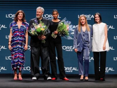 Berhanyer y Nathalia Novas ganadores de los premios L'Oréal Paris a Mejor Colección y Mejor Modelo de la Fashion Week Madrid