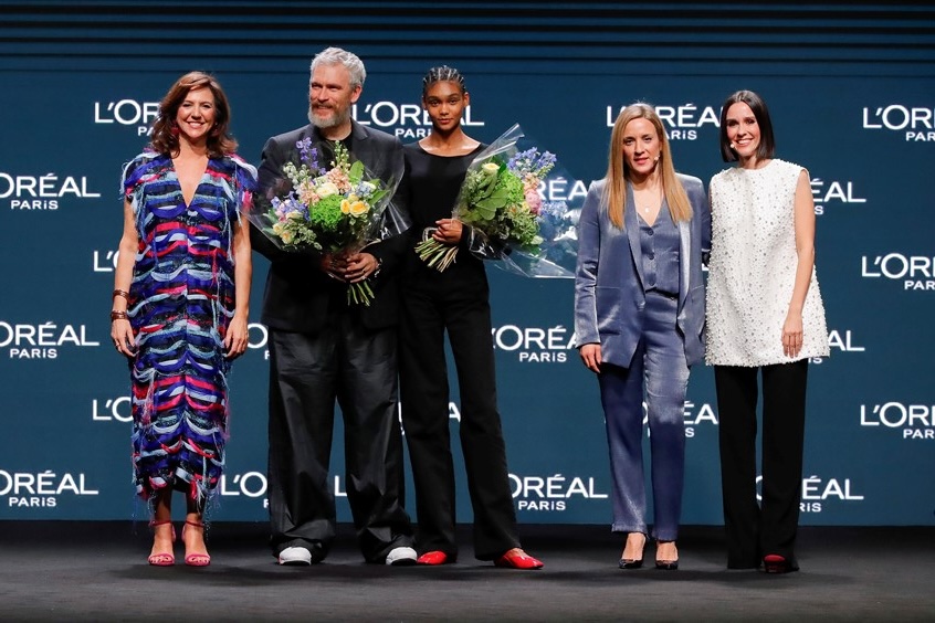 Berhanyer y Nathalia Novas ganadores de los premios L'Oréal Paris a Mejor Colección y Mejor Modelo de la Fashion Week Madrid