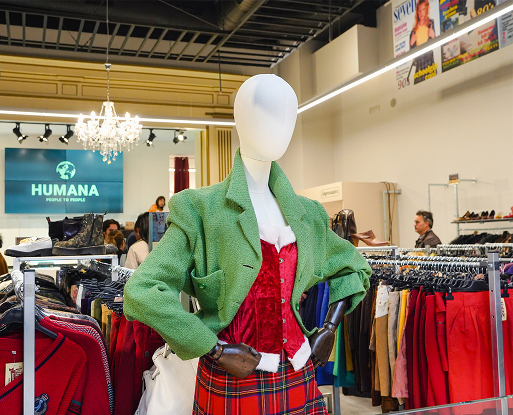 Humana hace balance de su retail: las ventas de moda de segunda mano cierran otro año al alza y crecen el 16% en 2023