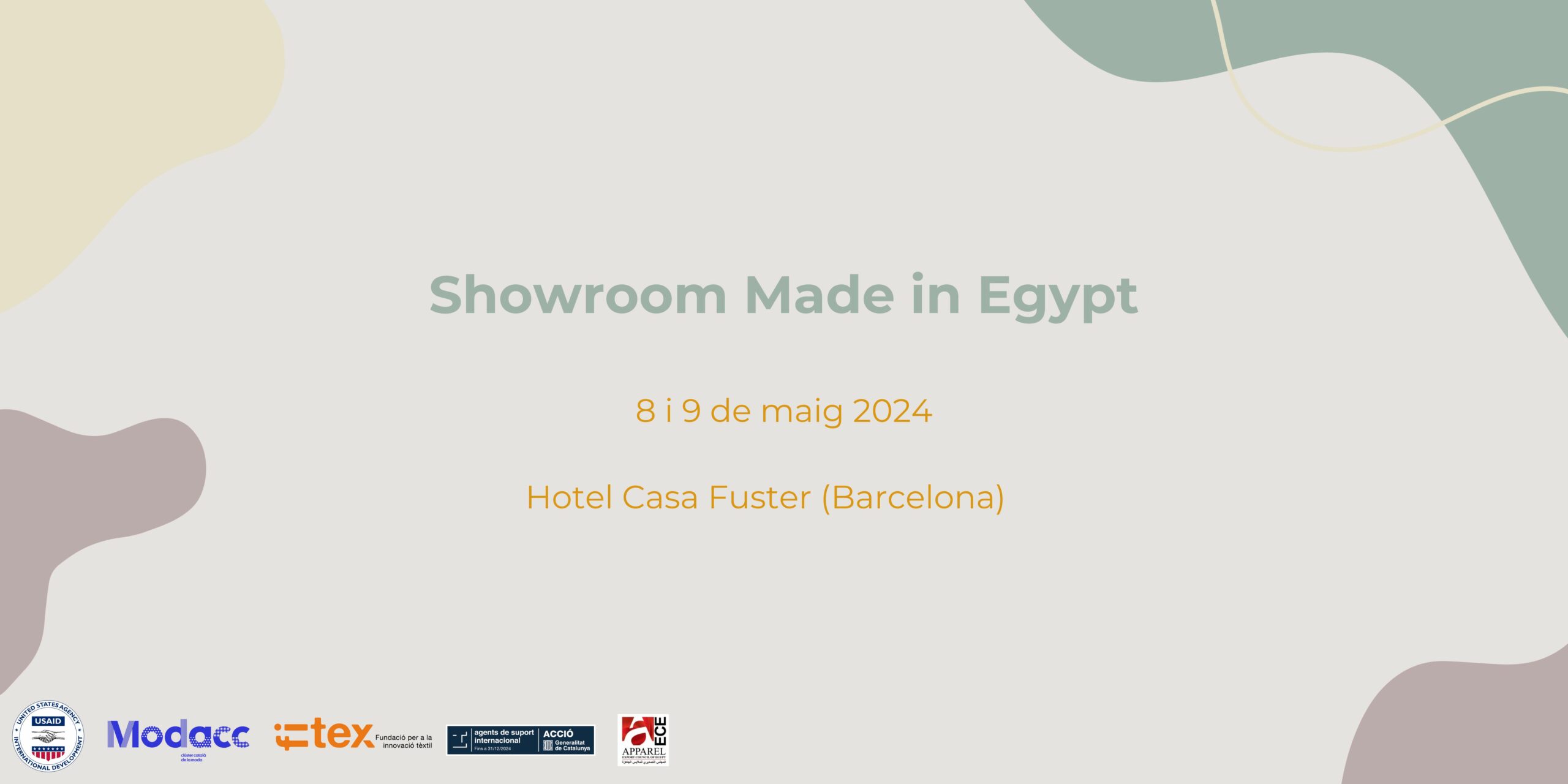 El Clúster catalán de la moda (Modacc) co-organiza el showroom "Made in Egypt"