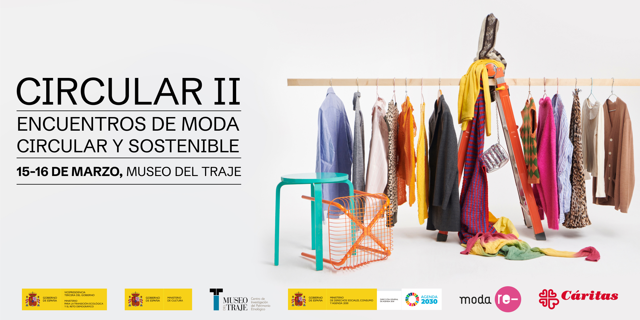 Moda re- presenta 'Circular II, Encuentros de moda circular y sostenible' el 15 y 16 de marzo en el Museo del Traje