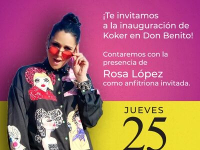 Koker aterriza este jueves en Don Benito con Rosa López y una explosión de moda