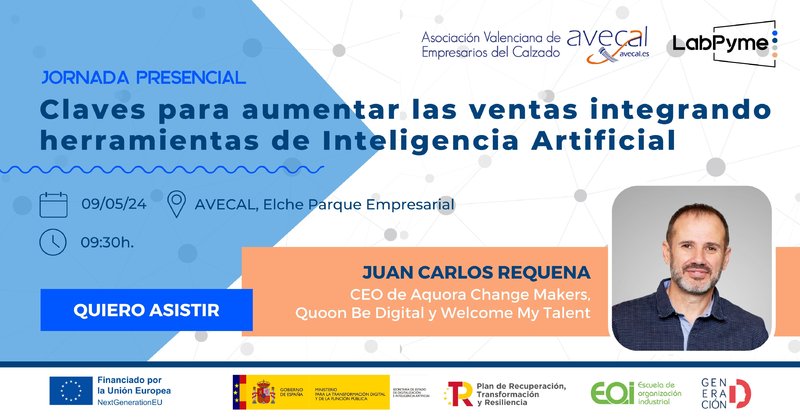 La Asociación Valenciana de Empresarios del Calzado (Avecal) celebra una jornada sobre el uso de la Inteligencia Artificial (IA) en el mundo empresarial, centrada en el ámbito de las ventas