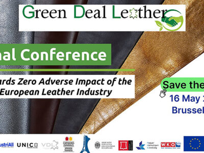 UGT FICA estará presente en la conferencia final del proyecto Green Deal Leather