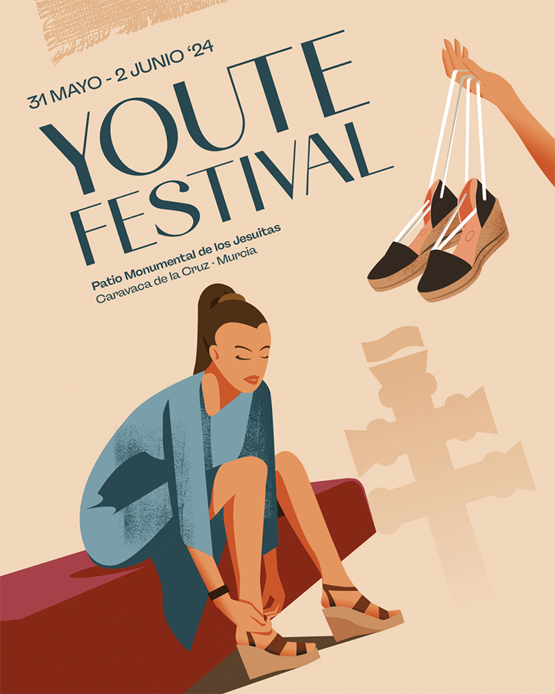 La Asociación CALZIA presenta el cartel y programa oficial de la 8a edición del YOUTE FESTIVAL