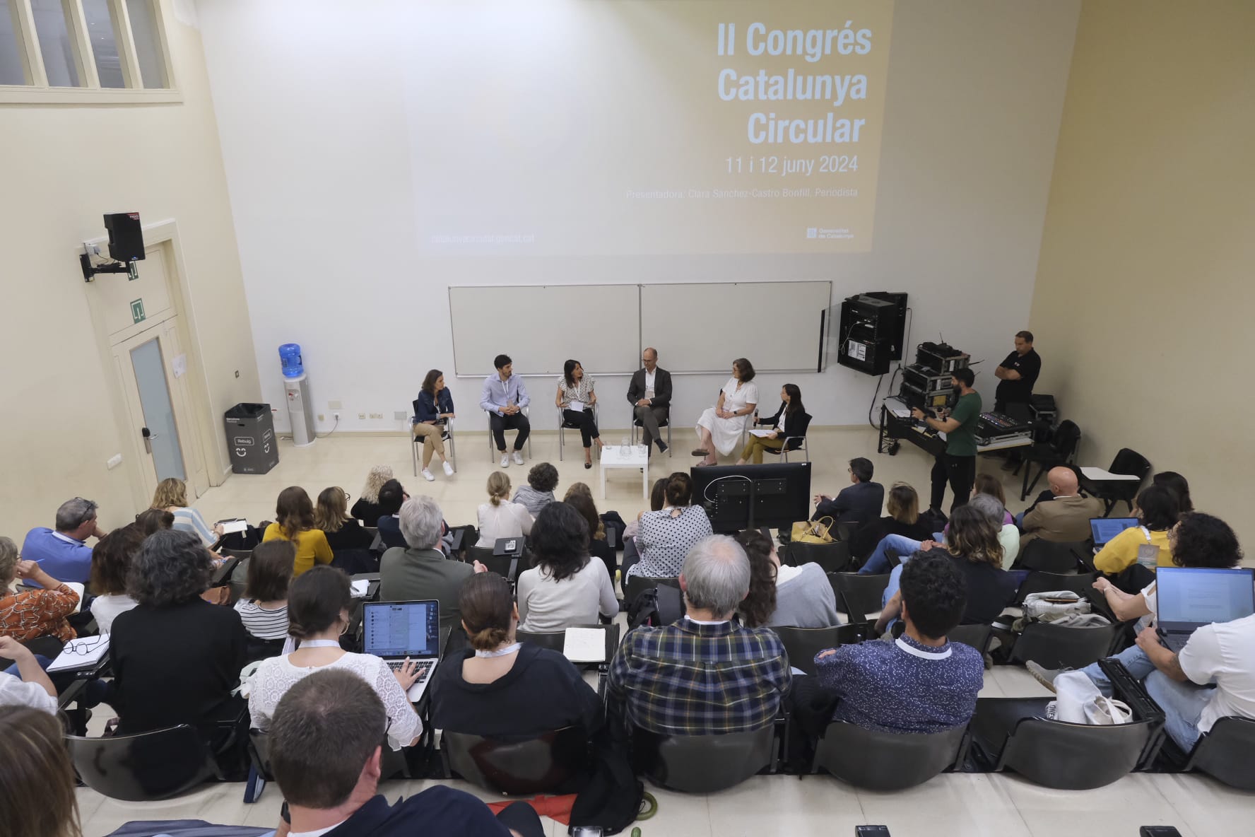 Empresas catalanas del sector textil explican los retos del proyecto Retexcat en el congreso de economía circular