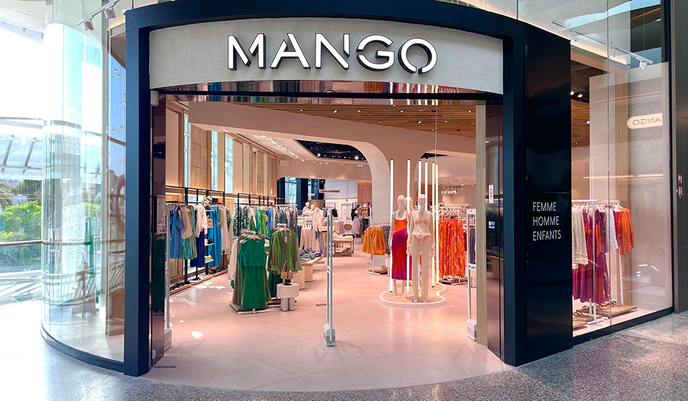 Mango lleva la oferta de Man y Kids y el concepto New Med a Niza por primera vez con una mayor tienda en Cap 3000