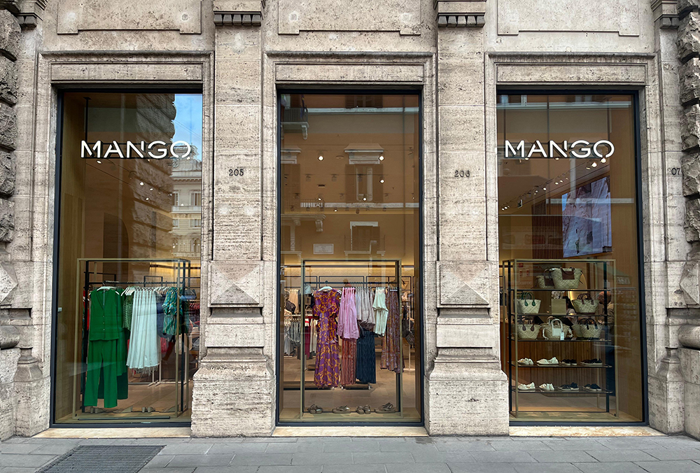 Mango abre una nueva flagship en Roma y anuncia la apertura de una quincena de tiendas este 2024 en Italia hasta superar el centenar de puntos de venta en el país