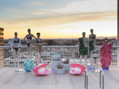 TEZENIS da la bienvenida al verano desde el cielo de Madrid