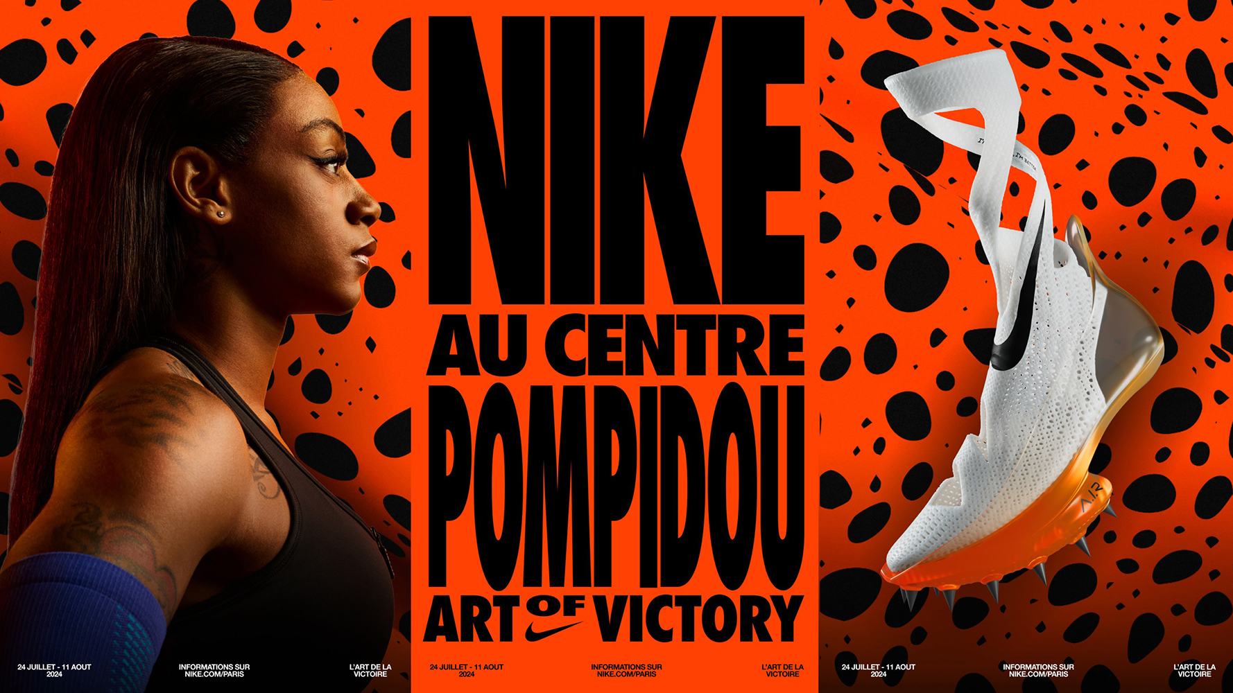 Nike se asocia con el Centro Pompidou para la gran celebración del deporte en París