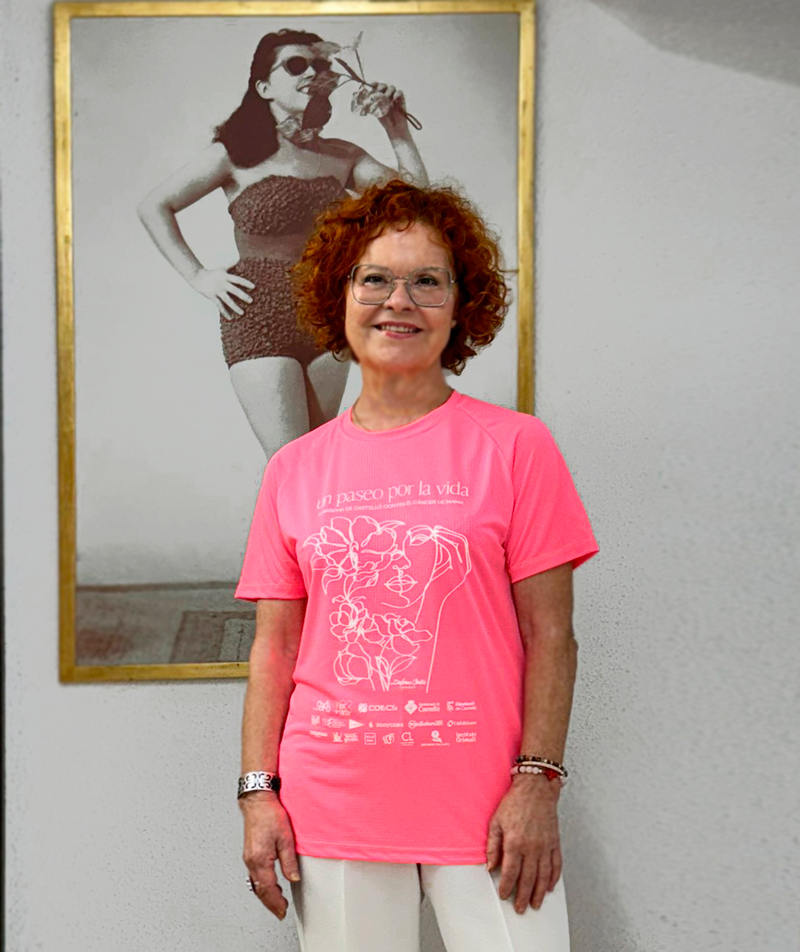 Dolores Cortés colabora con la Fundación Le Cadó en la X Marcha Solidaria Contra el Cáncer de Mama "Un Paseo por la Vida"