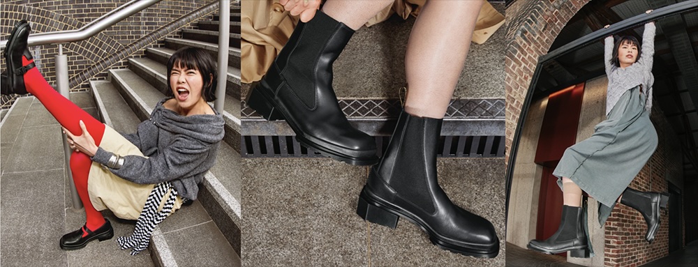 Dr. Martens lanza sus Mary Jane y botas Chelsea de puntera cuadrada