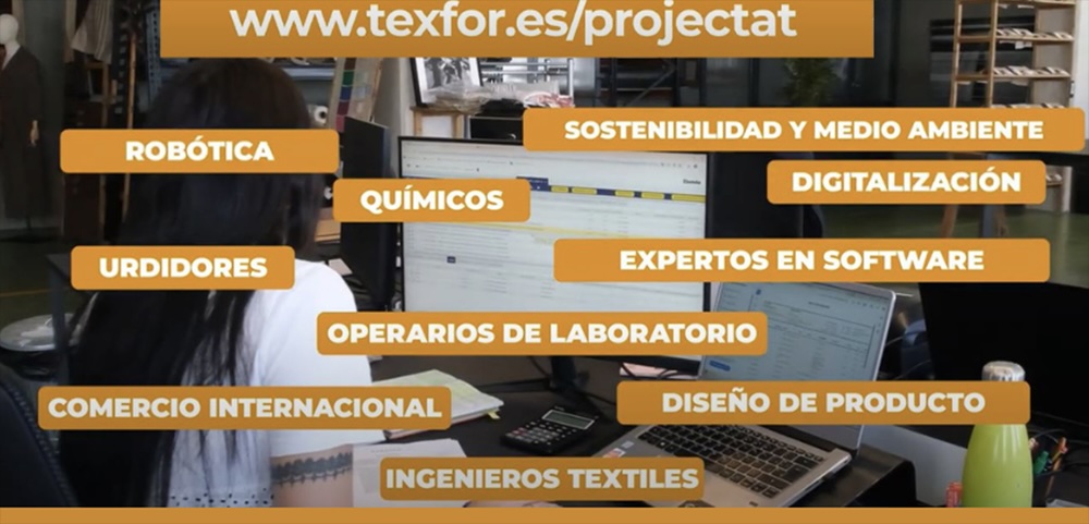 La Confederación de la Industria Textil (Texfor) quiere atraer talento al sector textil con el video “Proyéctate con la Industria Textil”