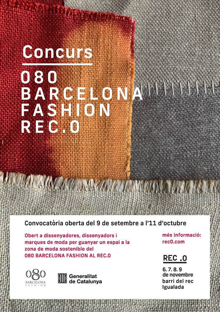 080 Barcelona Fashion y Rec.0 convocan la 11ª edición del concurso para diseñadoras, diseñadores y marcas emergentes