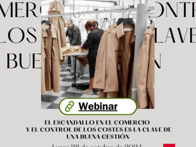 La Asociación de Empresas de Confección y Moda de la Comunidad de Madrid (Asecom) organiza el próximo lunes el webinar 'El escandallo en el comercio y el control de los costes'