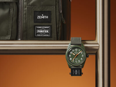 Una colaboración de altura: Zenith presenta la nueva colección Pilot Zenith x Porter de cerámica en color verde caqui