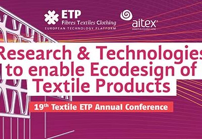 La Conferencia Anual de ETP Textil 2025 tendrá lugar los días 13 y 14 de mayo en la sede de AITEX en Alcoy