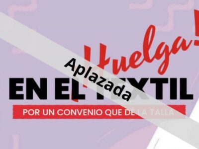 CCOO aplaza la huelga del textil y la confección por los estragos que la DANA provocó en el País Valencià, la segunda comunidad con más empleo del sector