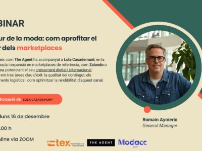 El Clúster Catalán de la Moda (Modacc) organiza el webinario 'El futuro de la moda: como aprovechar el poder de los marketplaces'