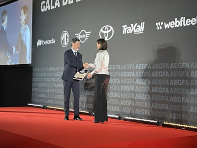 ILUNION TextilCare, pionera en sostenibilidad logística en el sector de la gestión textil, recibe el premio AEGFA 2024