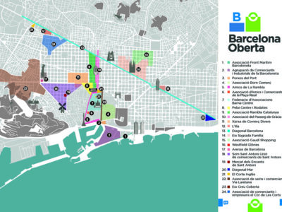 Los ejes comerciales Creu Coberta y el Cor de les Corts se adhieren a Barcelona Oberta