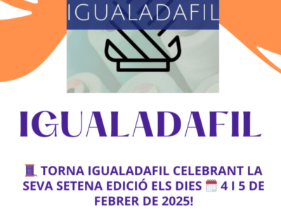 La 7ª edición de IGUALADAFIL ya tiene fechas