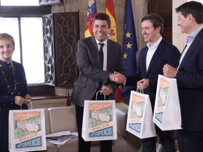 El presidente de la Generalitat Valenciana Carlos Mazón reitera el apoyo del Consell a comercios y autónomos para “recuperar un sector vital para el desarrollo económico de la Comunitat”