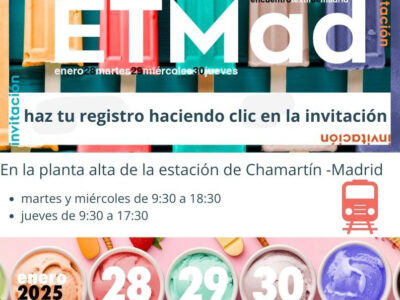 La próxima edición de la feria de tejidos y fornituras ETMad tendrá lugar del 28 al 30 de enero