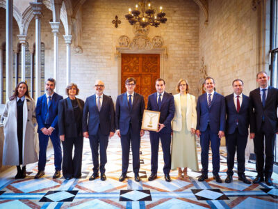 El fundador de Mango, Isak Andic, recibe la Medalla d'Or de la Generalitat de Catalunya a título póstumo