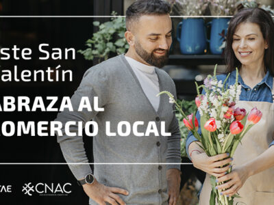 UATAE y CNAC animan a ‘abrazar al comercio local’ en San Valentín