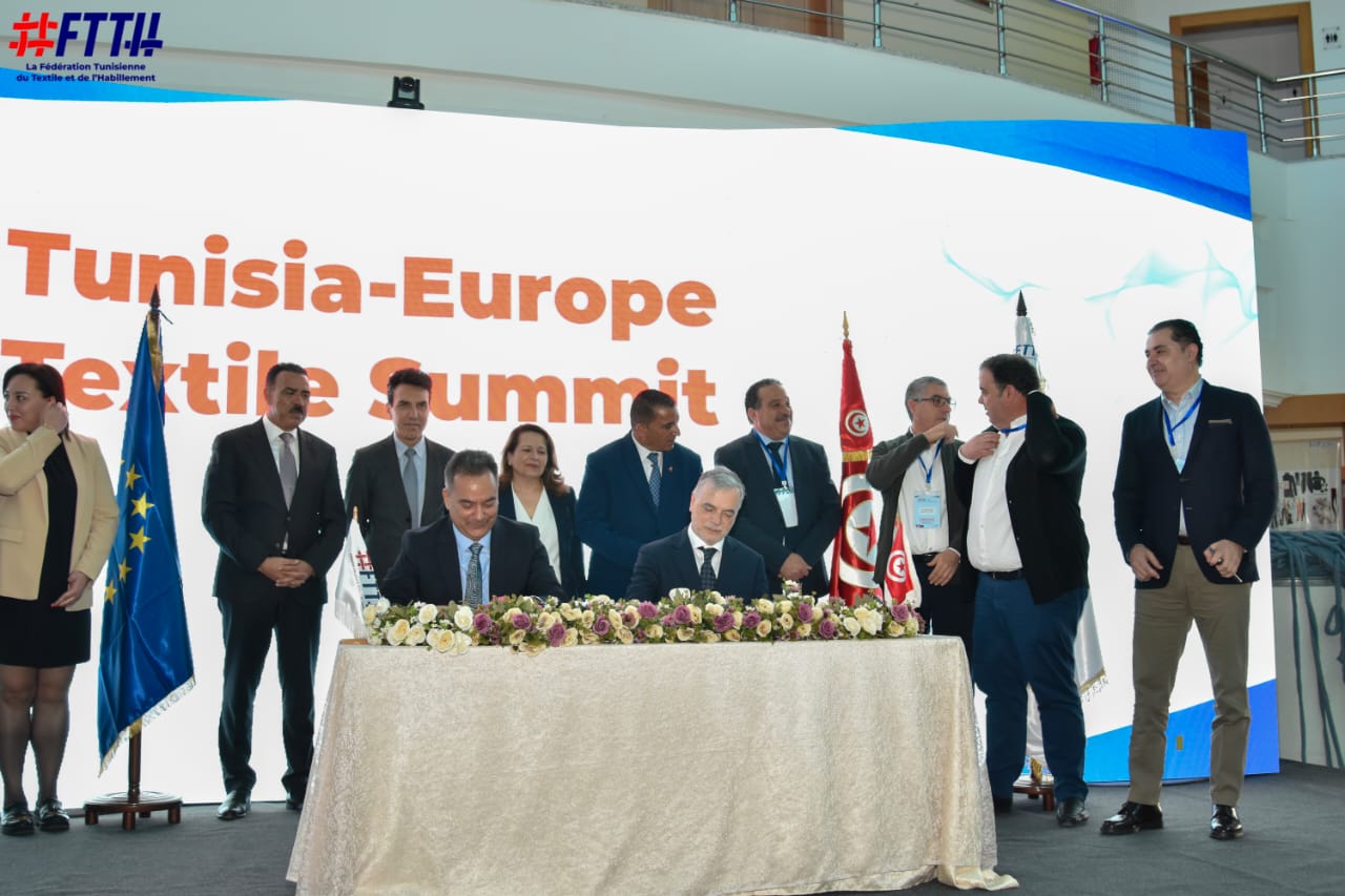 La Confederación Europea de la Confección y el Textil (EURATEX) y la Federación de Túnez del Textil y la Confección (FTTH) firman un acuerdo estratégico de cooperación euromediterránea
