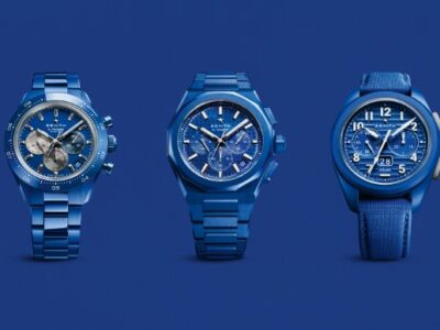 Trilogía de cronógrafos de Zenith en cerámica azul - edición 160º aniversario