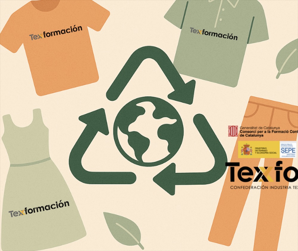 La Confederación de la Industria Textil (Texfor) organiza el Curso 'Sostenibilidad y circularidad en las empresas del sector textil'