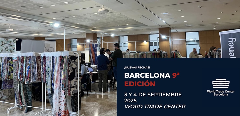 Salón Textil On Tour Barcelona 2025: moda, tendencias y networking el 3 y 4 de septiembre en el World Trade Center Barcelona