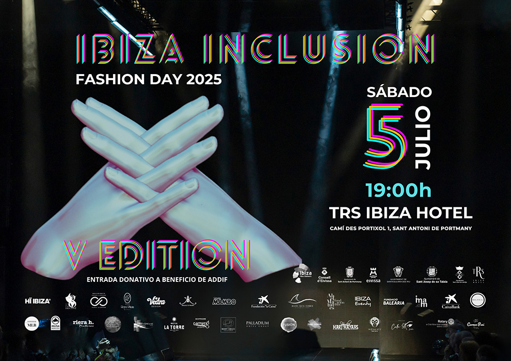 La quinta edición de la Pasarela Ibiza Inclusion cobrará vida en TRS Ibiza Hotel el 5 de julio