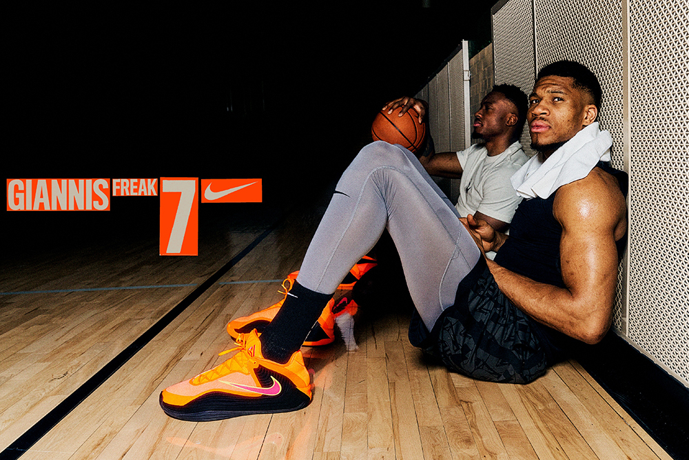 Las Nike Giannis Freak 7 están creadas para quienes más se esfuerzan en la cancha