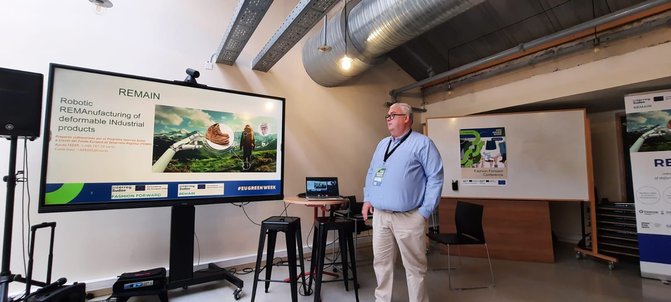 REMAIN expone sus avances en remanufactura robótica en el evento Fashion Forward celebrado en Toulouse