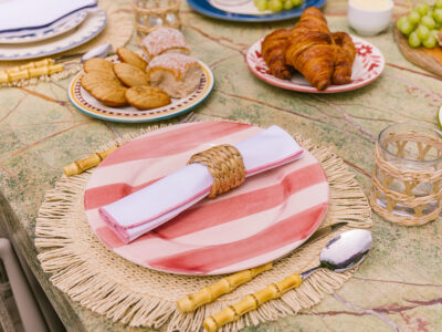 Servilletas Nazaré de Torres Novas: Tradición en la mesa con los colores de la costa portuguesa