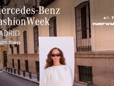 Blanca Suelves, imagen de la campaña del 40 aniversario de Mercedes-Benz Fashion Week Madrid