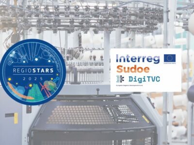 El proyecto Interreg Sudoe 2014-2020 DigiTVC «Digitalización de la cadena de valor Textil» seleccionado entre los finalistas de los premios REGIOSTARS 2025