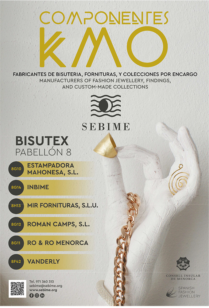 La Asociación Española de Fabricantes de Bisutería y Componentes (SEBIME) exhibe innovación y diseño en las capitales de la moda: París, Madrid y Milán