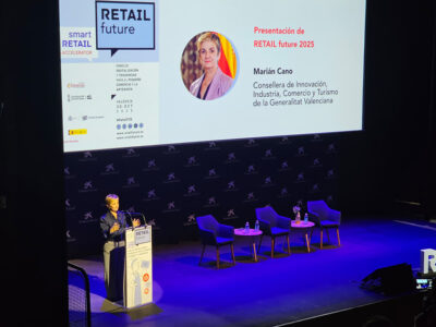 La consellera de la Generalitat Valenciana, Marián Cano, revindica la inteligencia artificial como palanca de eficiencia para el futuro del pequeño comercio