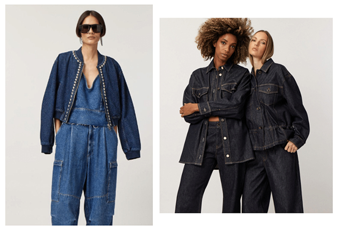 Denim on denim: una de las tendencias de la temporada por AllSaints
