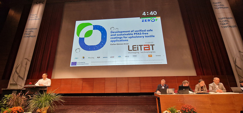 El clúster de materiales textiles avanzado Tèxtils.CAT representa a Cataluña en el 64º Congreso Mundial de Fibras de Dornbirn