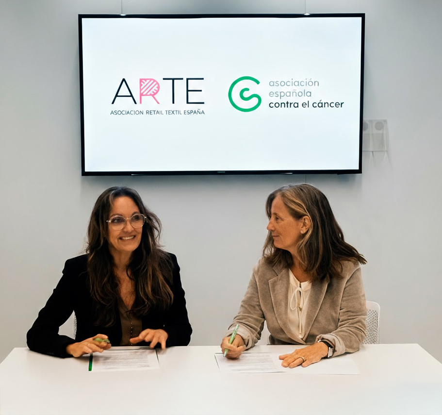 ARTE y la AECC firman un convenio para impulsar la sensibilización, prevención y formación frente al cáncer en el entorno laboral del retail textil