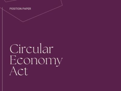 EURATEX exige una Ley de Economía Circular sólida y armonizada para salvar la competitividad del textil europeo