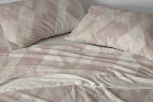 Iconos de la alta costura en la ropa de cama de Burrito Blanco, el patrón Argyle