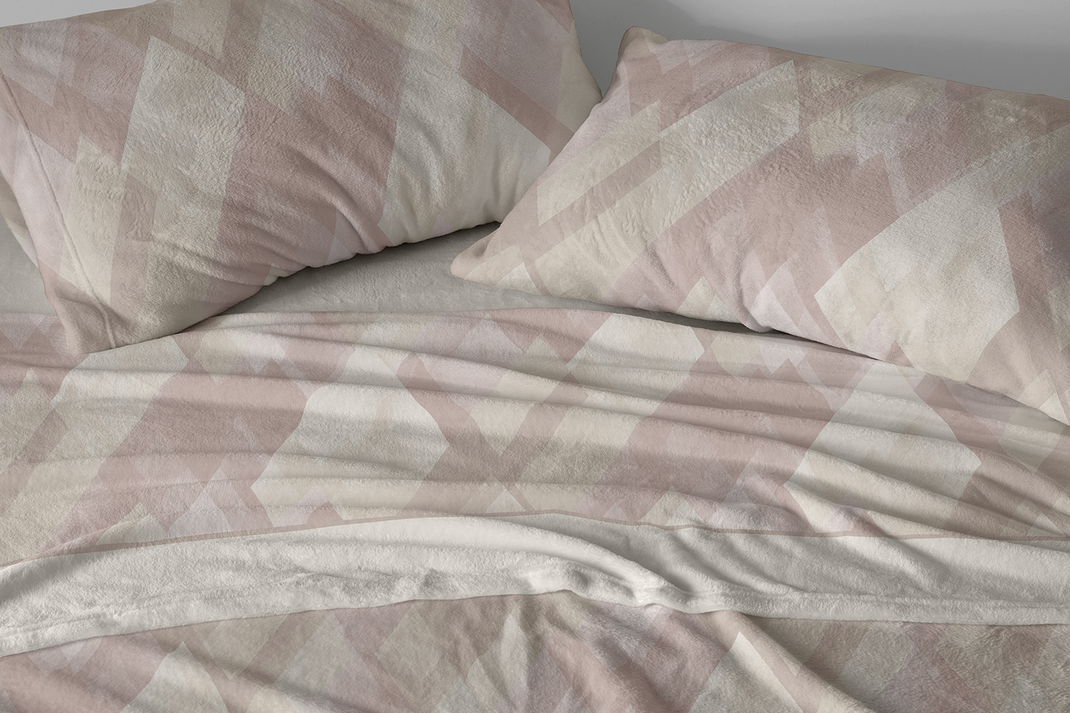 Iconos de la alta costura en la ropa de cama de Burrito Blanco, el patrón Argyle